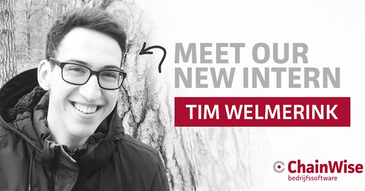 Meet ➡ intern Tim Welmerink